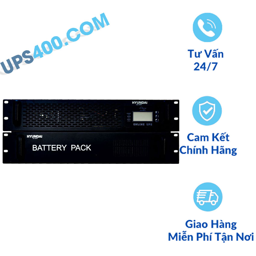 UPS Online HYUNDAI HD-10KR9 (10KVA/9000W) - RackMount