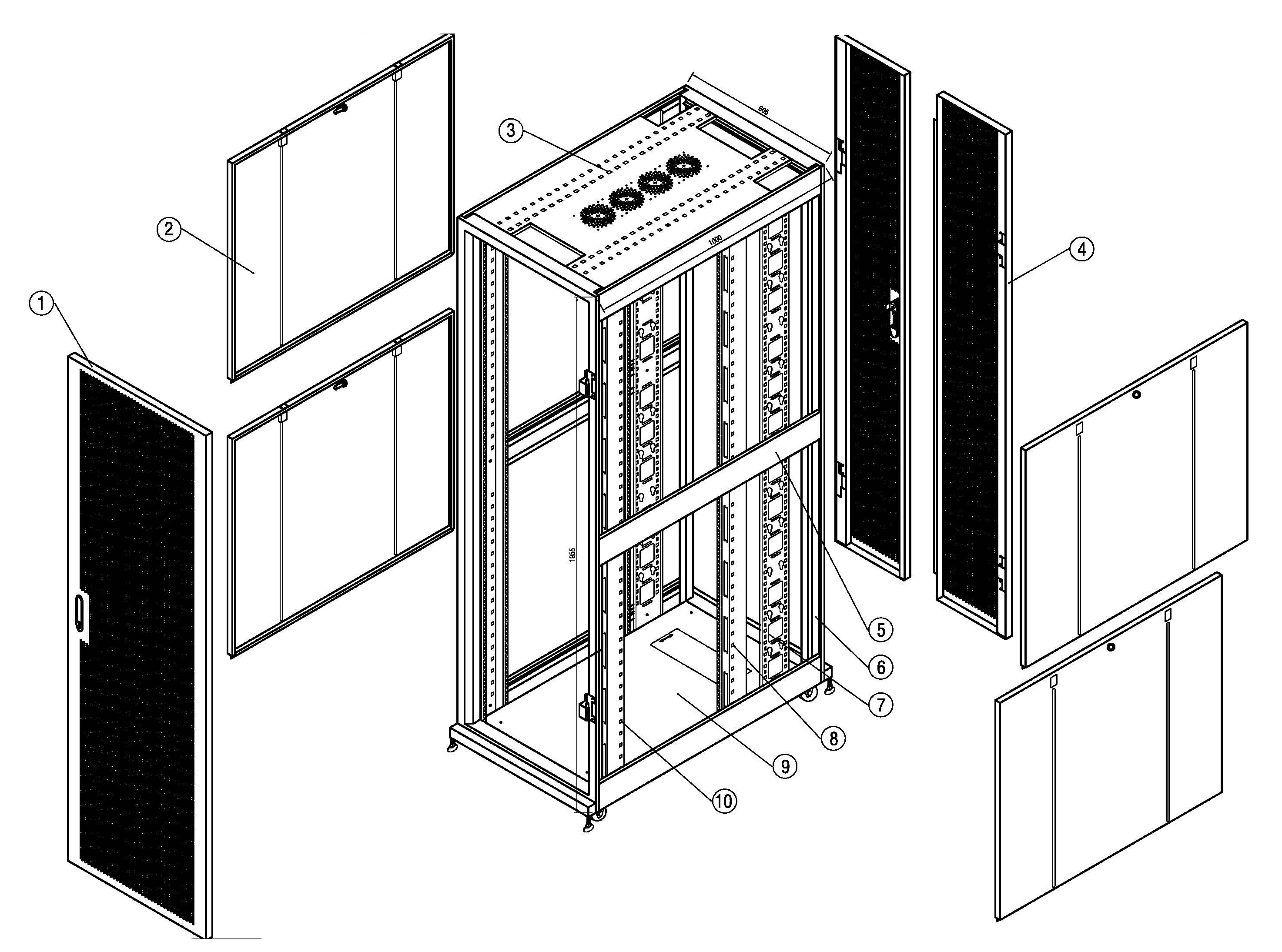Hướng dẫn cách lắp đặt UPS vào tủ rack. P2